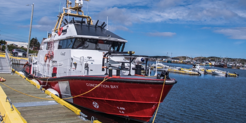 Coast Guard Unveils New Twillingate Station New 19 Metre Lifeboat Vocm