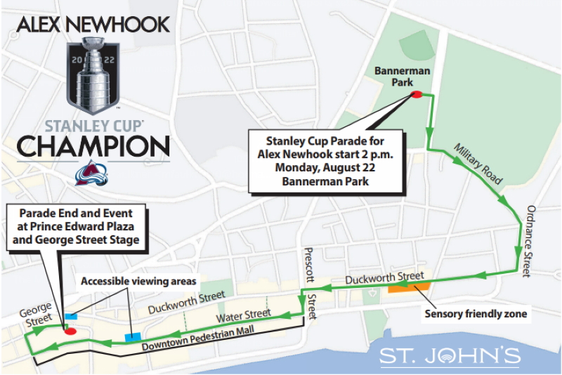 City Releases Details for Alex Newhook Stanley Cup Parade | VOCM