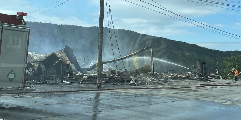 Baie Verte Business Hub Destroyed By Fire, No Word on Cause VOCM